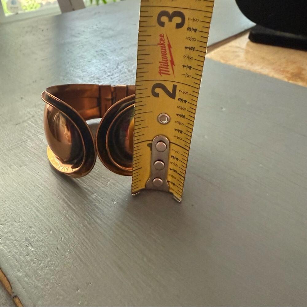 Renoir Copper Hinged Cuff Bracelet - Picture 8 of 15